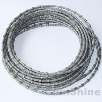 Multi diamond wire for granite block cutting